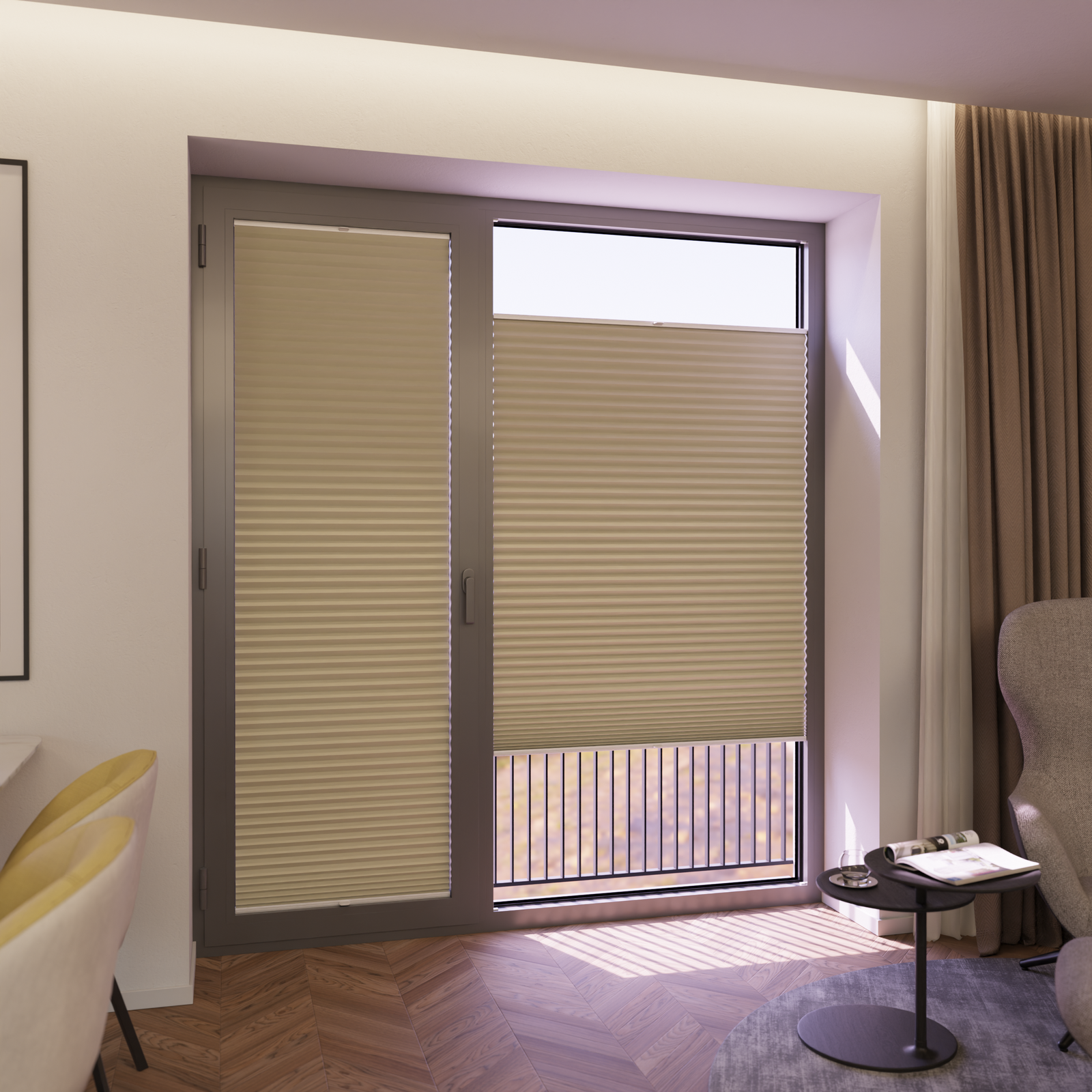 Jaloustore COSIFLOR® Plissee Skagen Beige - Bild 6