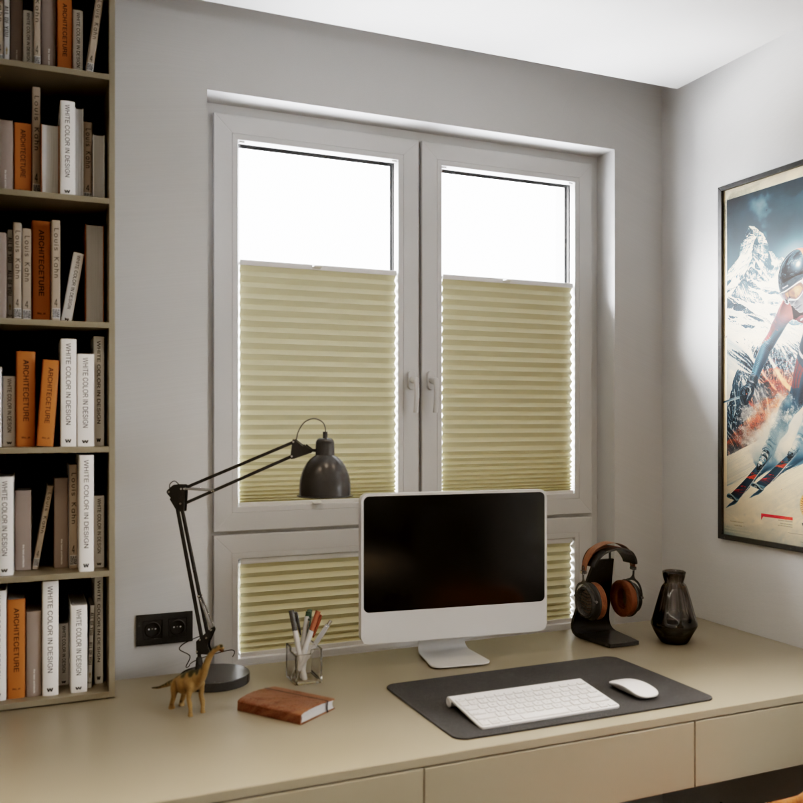 Jaloustore COSIFLOR® Plissee Skagen Beige - Bild 9