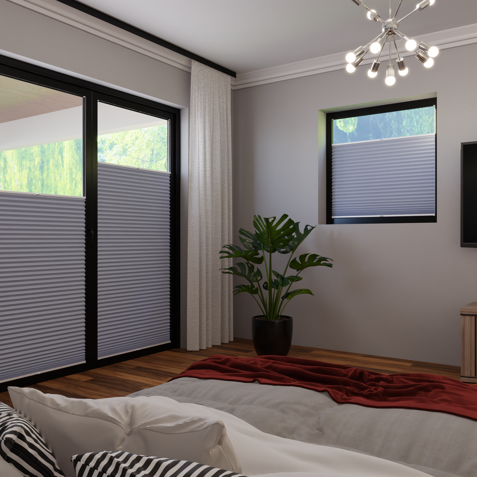 Jaloustore COSIFLOR® Plissee Skagen Pastellblau - Bild 1