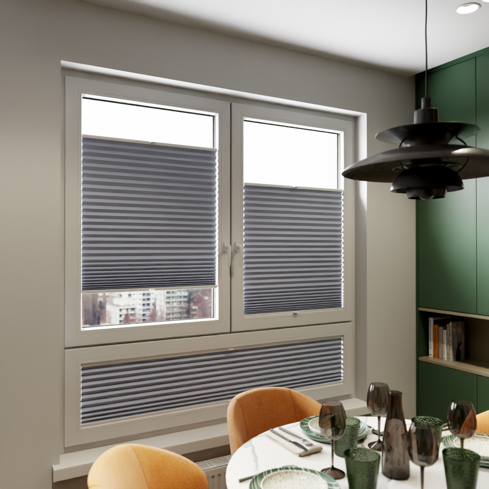 Jaloustore COSIFLOR® Plissee Skagen Pastellblau - Bild 7