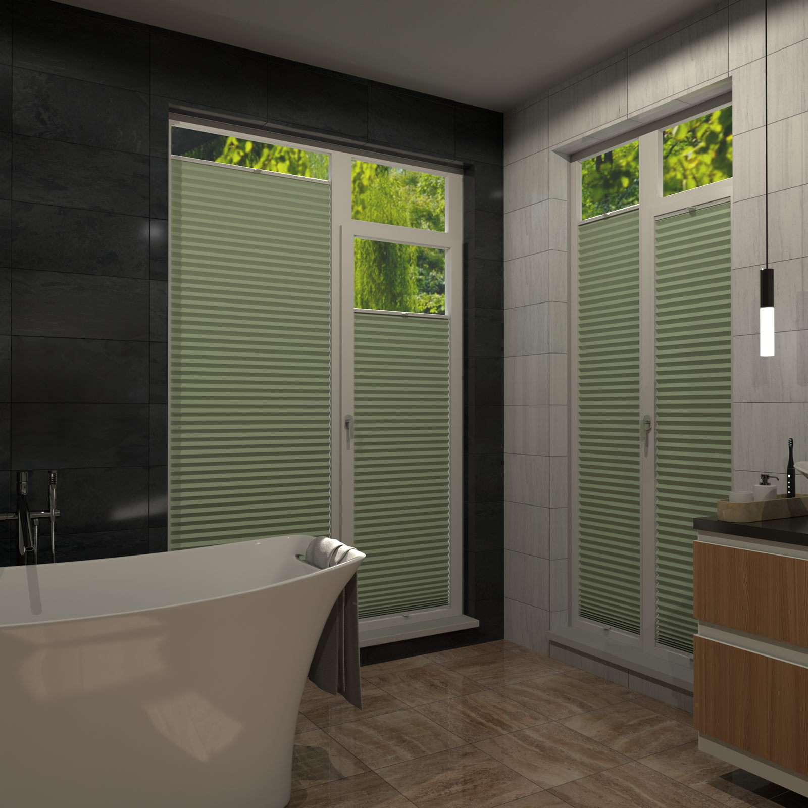 Jaloustore COSIFLOR® Plissee Skagen Pastellgrün - Bild 16