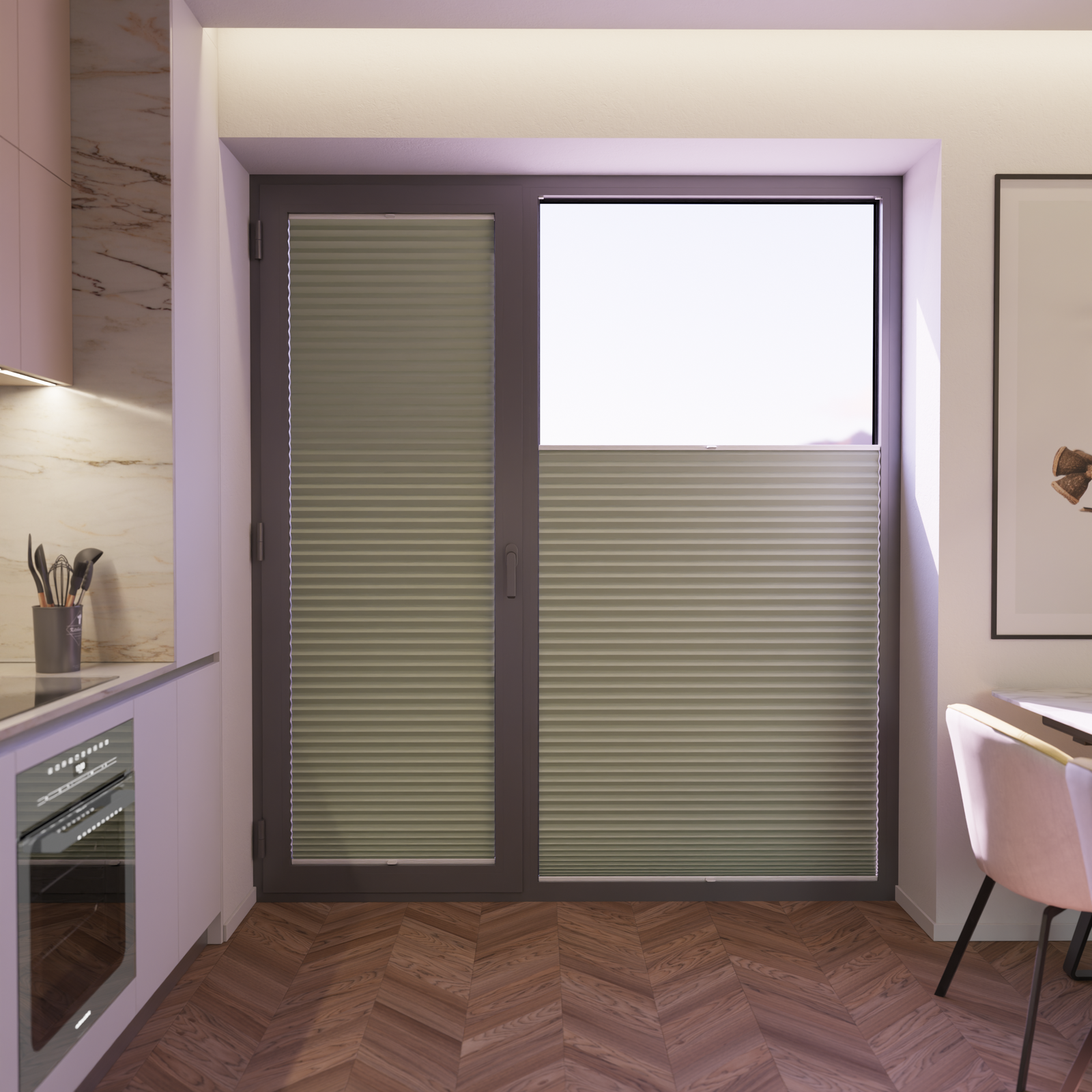 Jaloustore COSIFLOR® Plissee Skagen Pastellgrün - Bild 5