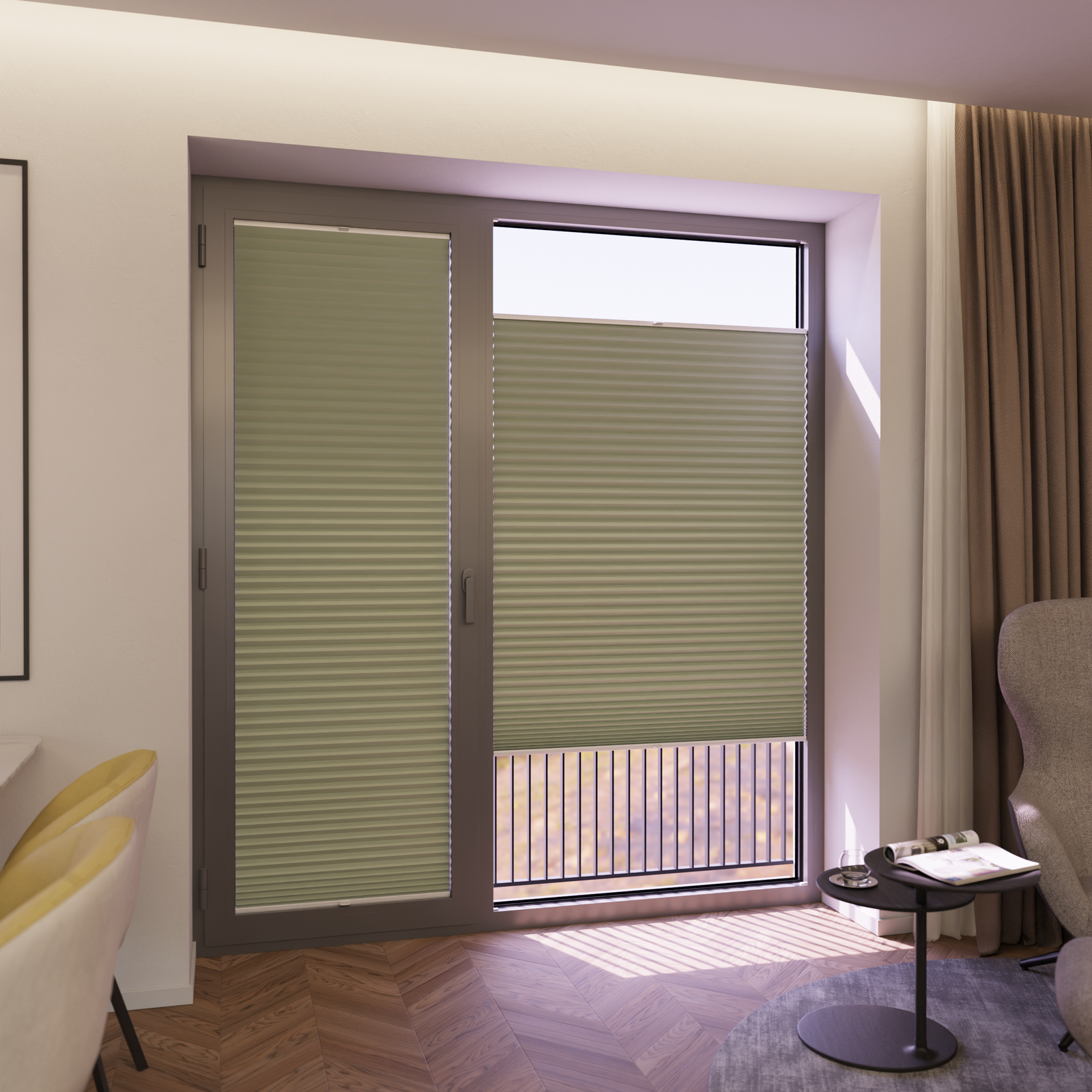 Jaloustore COSIFLOR® Plissee Skagen Pastellgrün - Bild 6