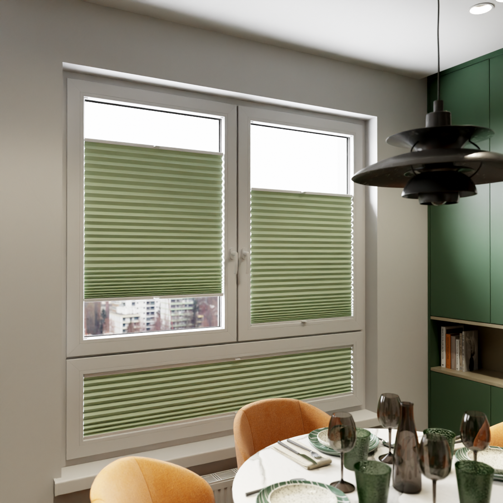 Jaloustore COSIFLOR® Plissee Skagen Pastellgrün - Bild 7