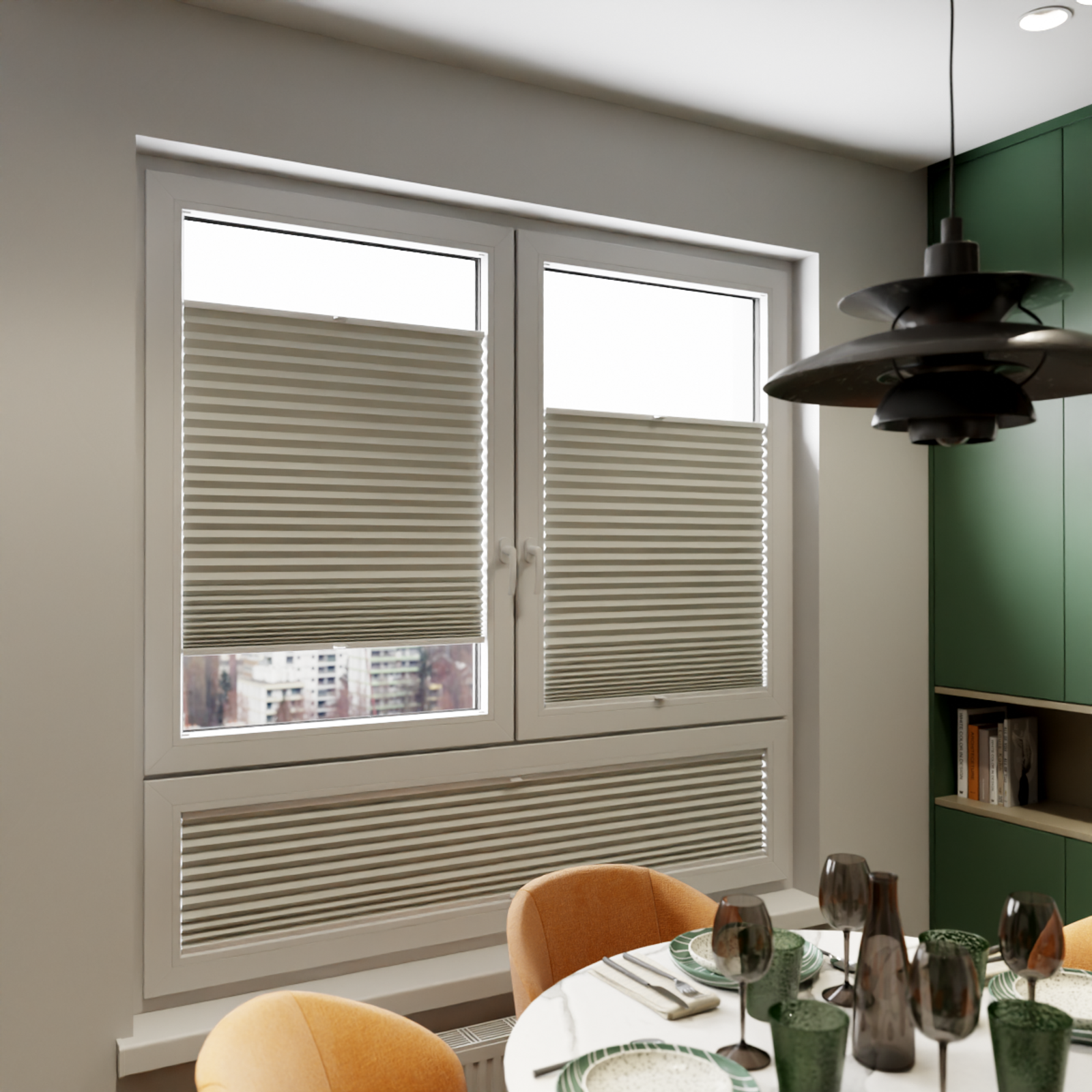 Jaloustore COSIFLOR® Plissee Skagen Hellgrau - Bild 7