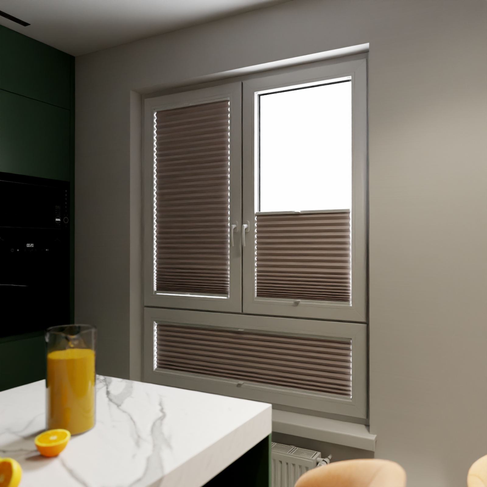 Jaloustore COSIFLOR® Plissee Skagen Steingrau - Bild 10