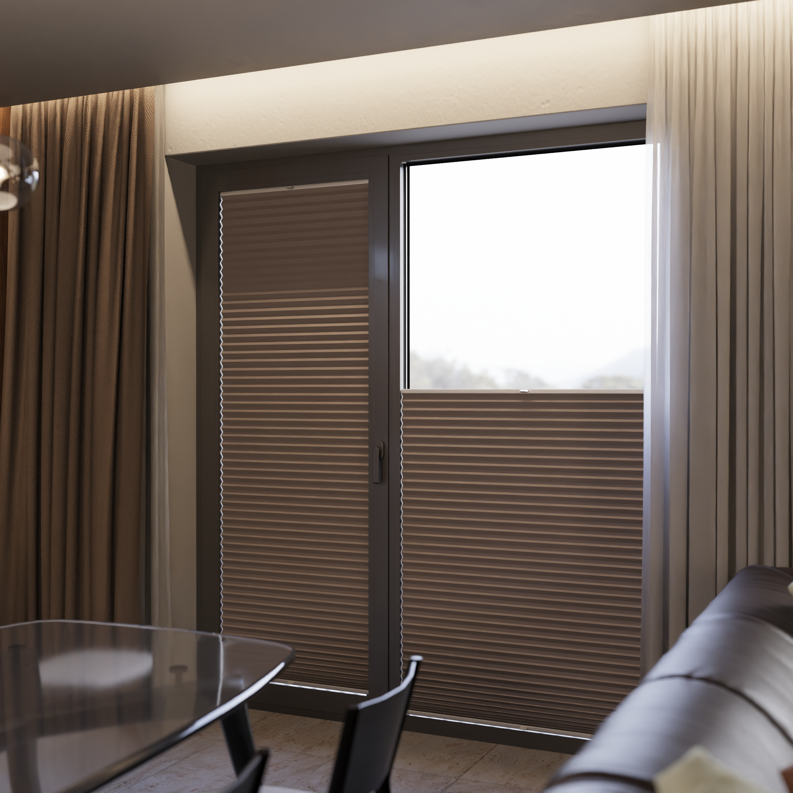 Jaloustore COSIFLOR® Plissee Skagen Steingrau - Bild 13