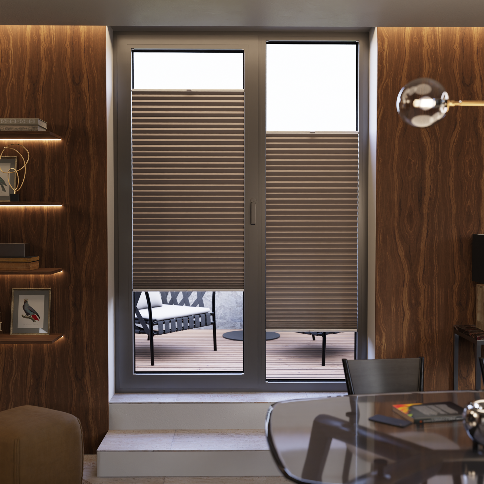 Jaloustore COSIFLOR® Plissee Skagen Steingrau - Bild 15