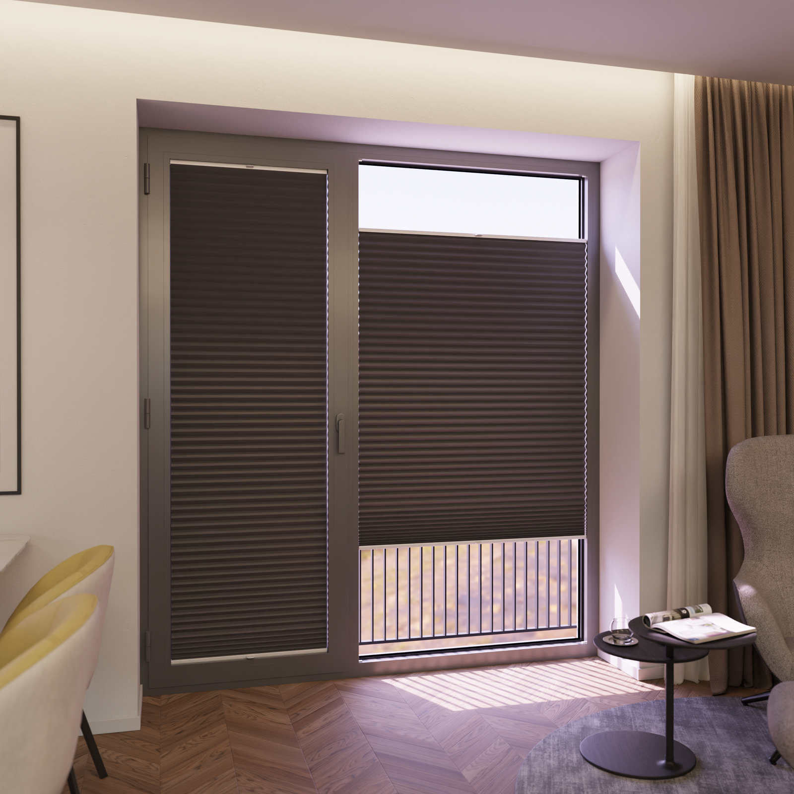 Jaloustore COSIFLOR® Plissee Skagen Anthrazit - Bild 6