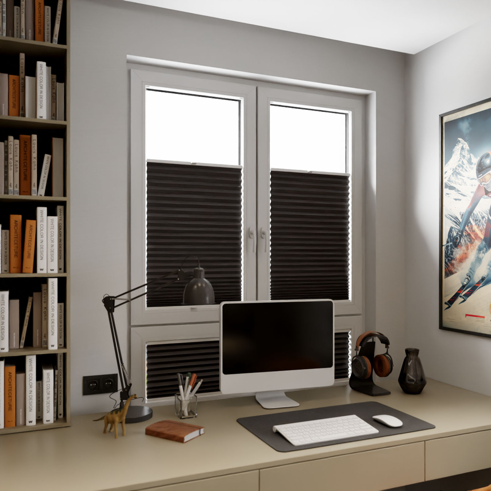 Jaloustore COSIFLOR® Plissee Skagen Anthrazit - Bild 9