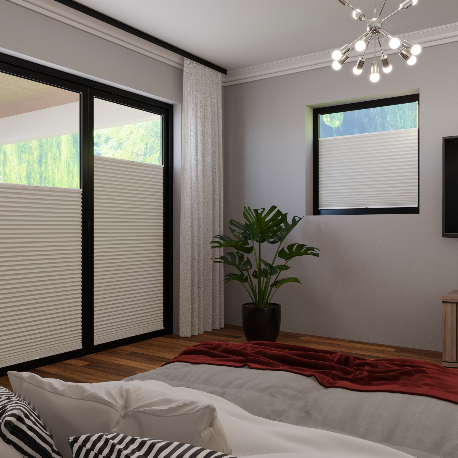 Jaloustore COSIFLOR® Plissee Dublin Weiß - Bild 1