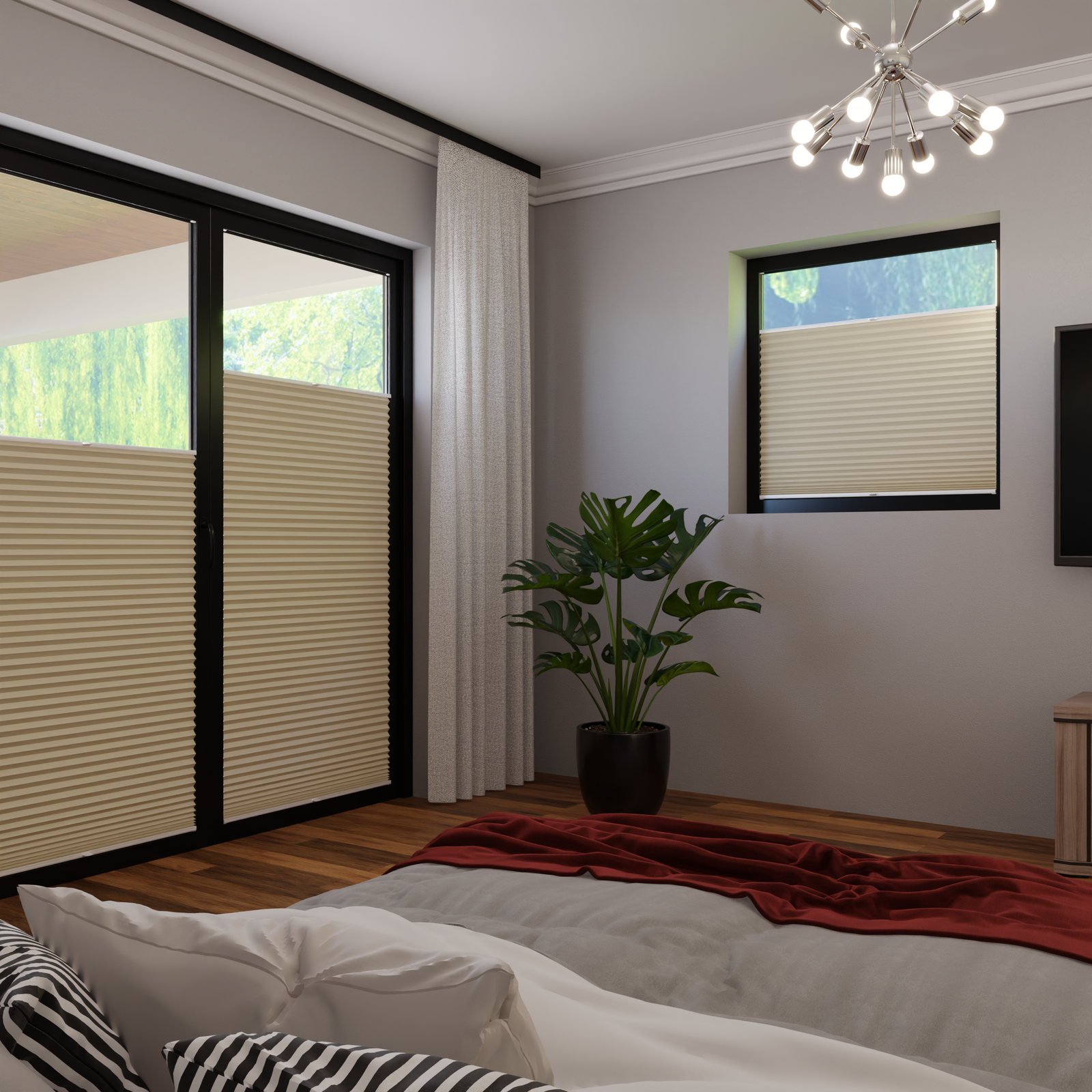 Jaloustore COSIFLOR® Plissee Dublin Beige - Bild 1