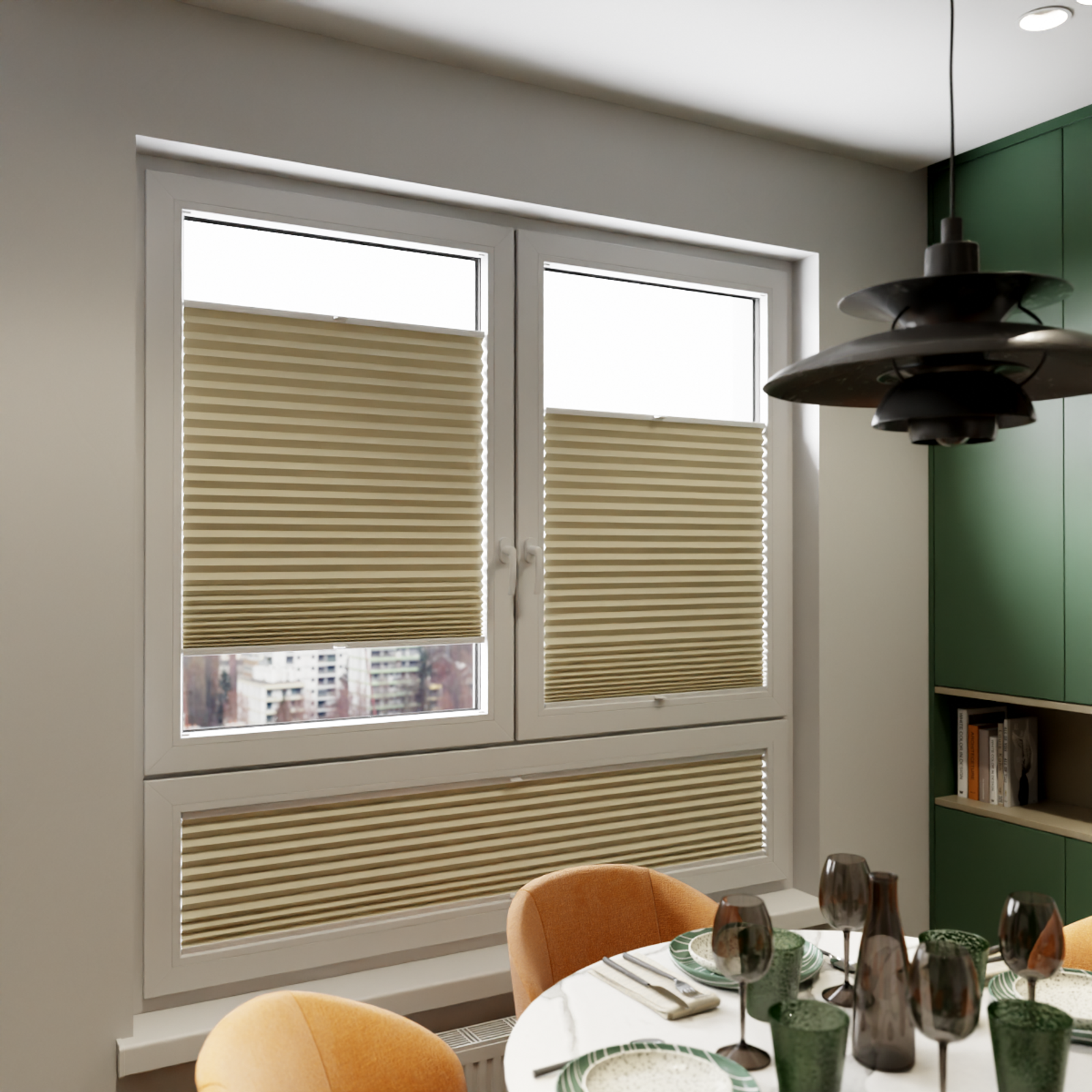 Jaloustore COSIFLOR® Plissee Dublin Beige - Bild 7