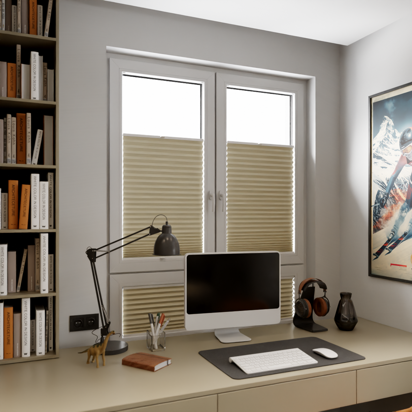 Jaloustore COSIFLOR® Plissee Dublin Beige - Bild 9