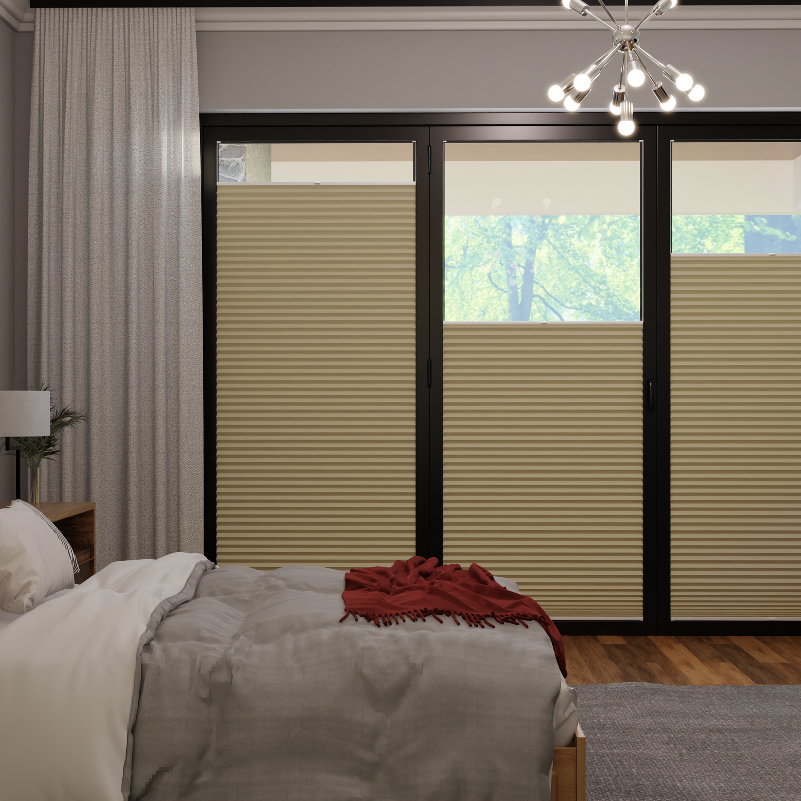 Jaloustore COSIFLOR® Plissee Dublin Sand - Bild 0