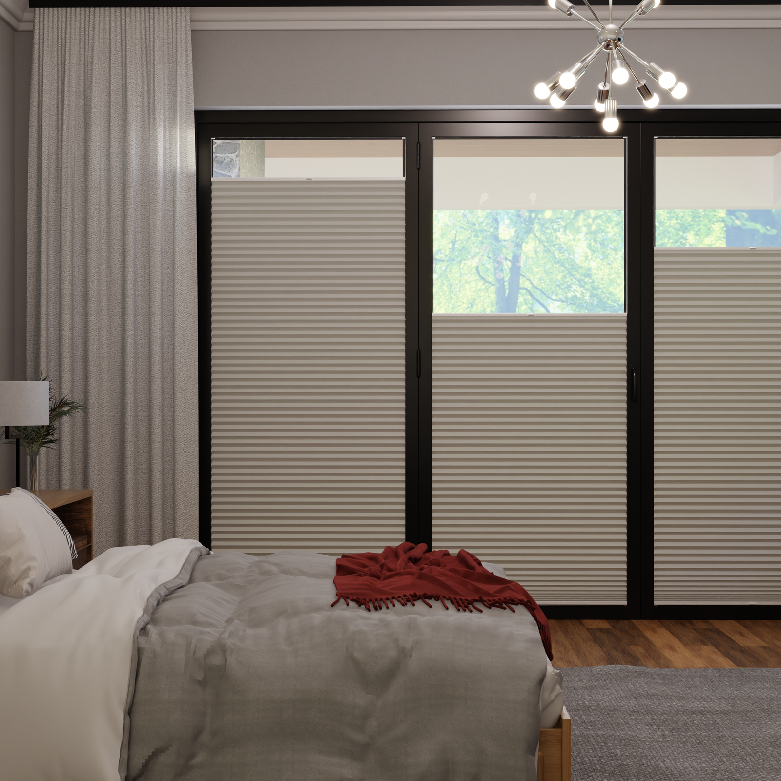 Jaloustore COSIFLOR® Plissee Dublin Hellgrau - Bild 0