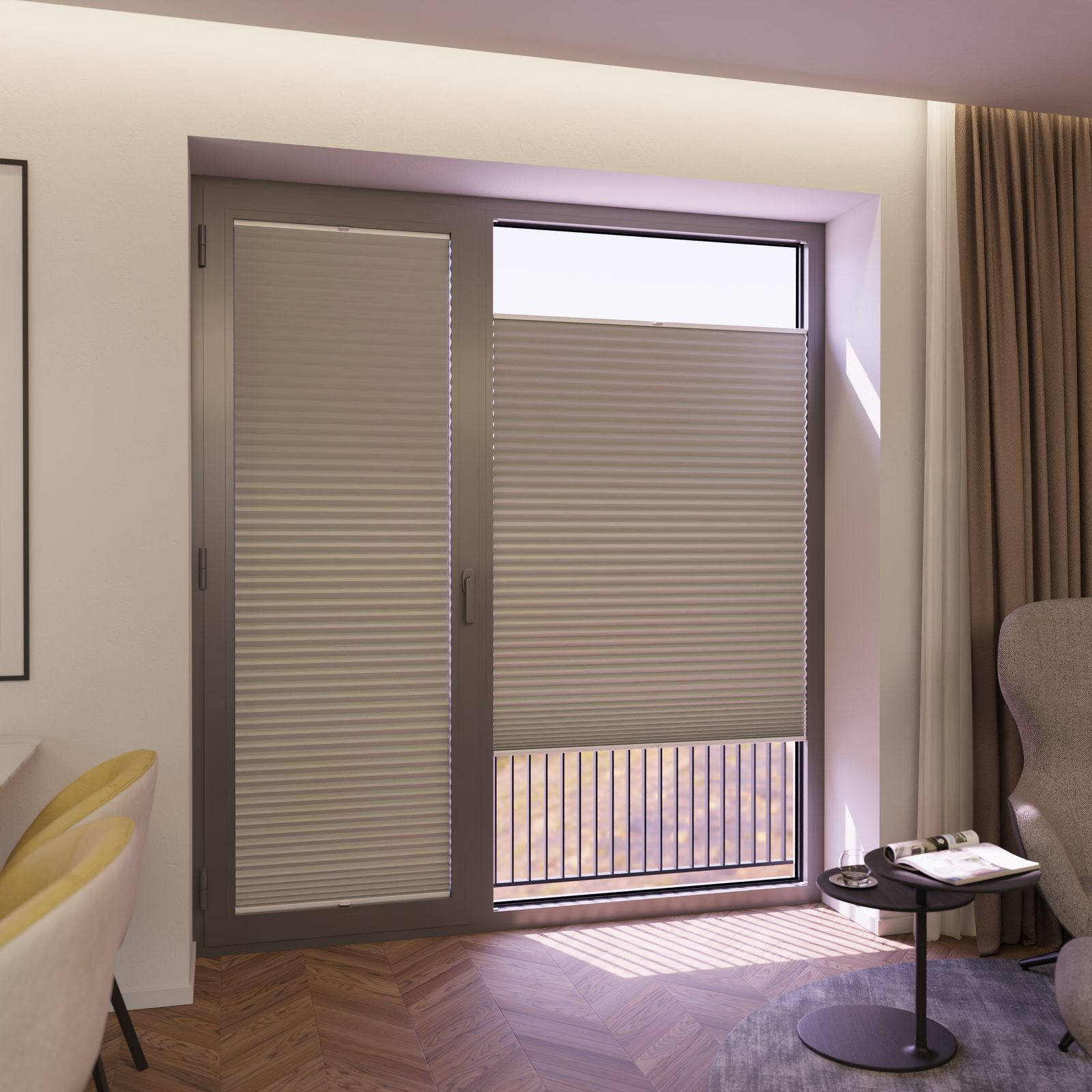 Jaloustore COSIFLOR® Plissee Dublin Hellgrau - Bild 6