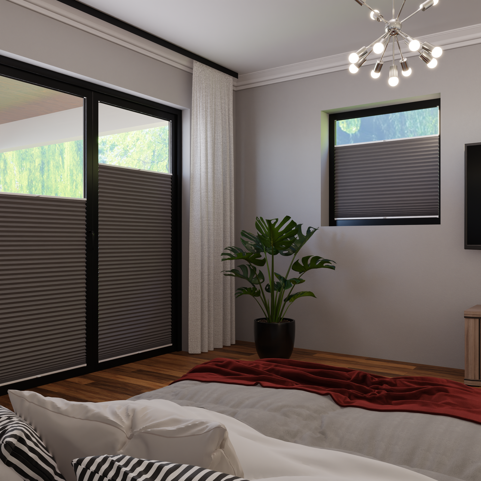 Jaloustore COSIFLOR® Plissee Dublin Grau - Bild 1