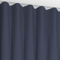 Jaloustore Vorhang Seeland Jeansblau - Vorschau 24