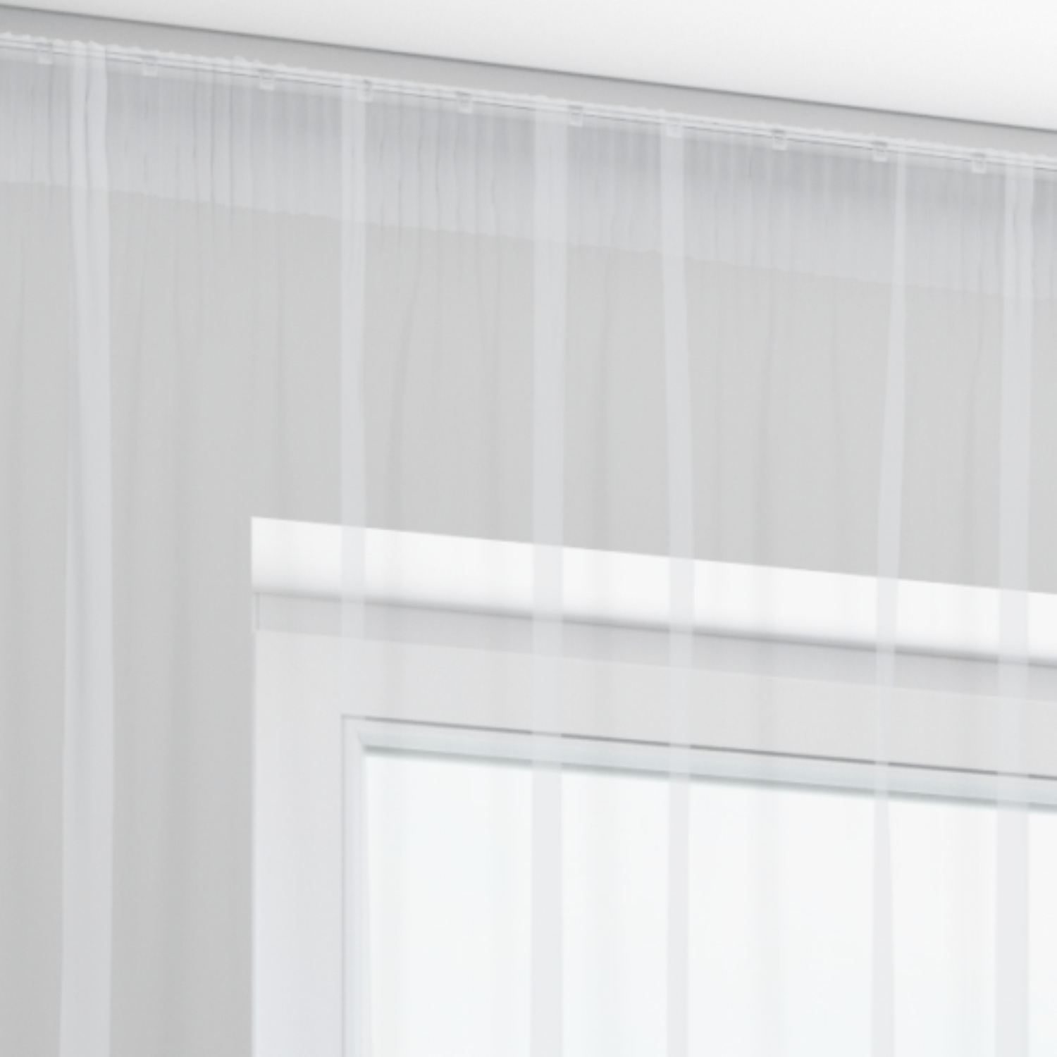 Jaloustore Vorhang Capri Weiss - Bild 2