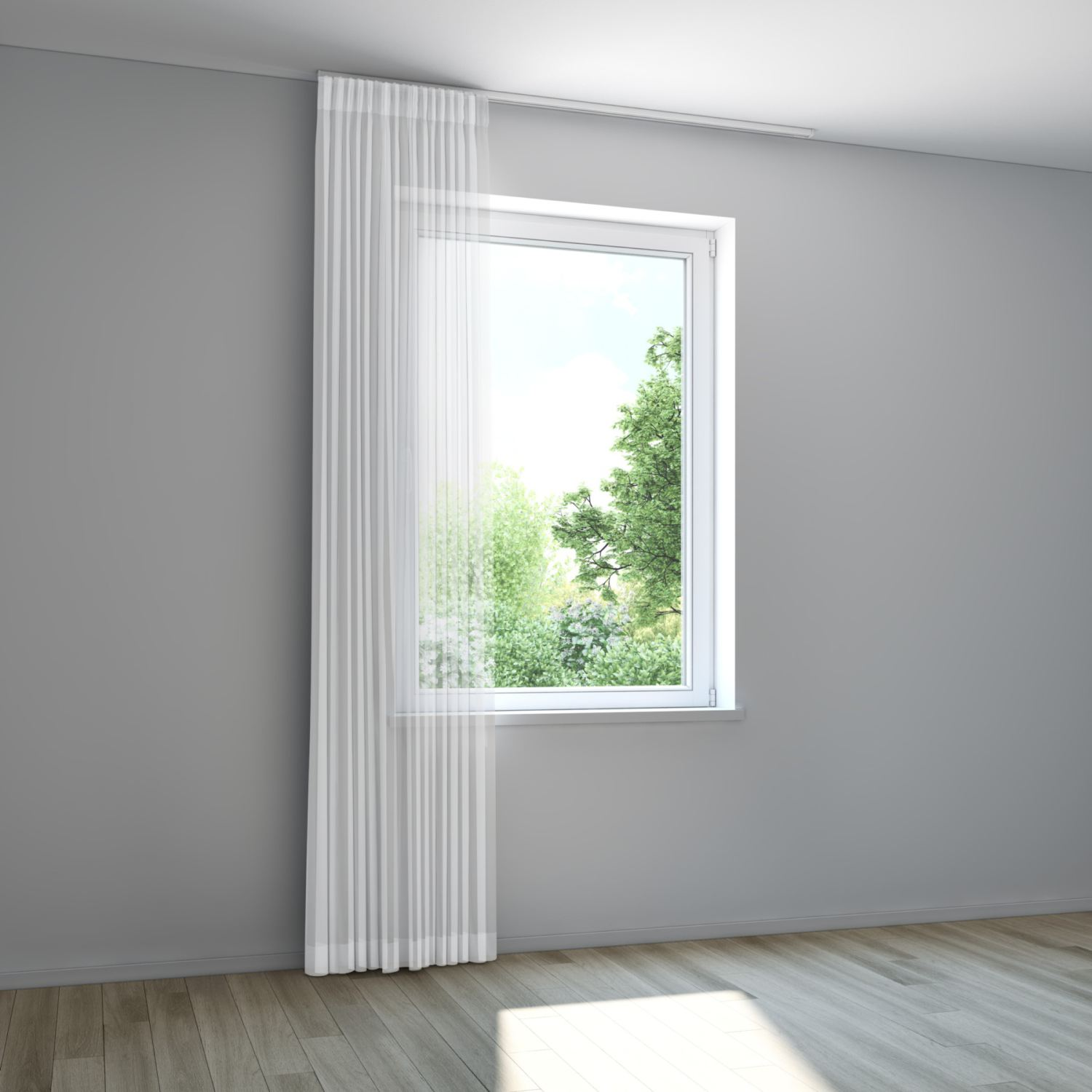 Jaloustore Vorhang Capri Weiss - Bild 10