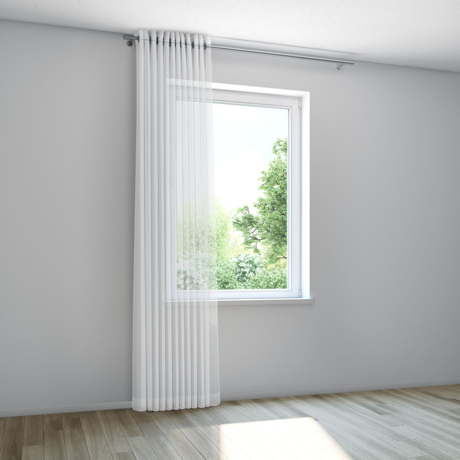 Jaloustore Vorhang Capri Weiss - Bild 13