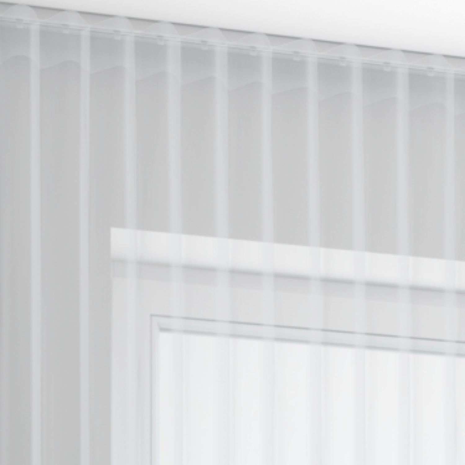 Jaloustore Vorhang Capri Weiss - Bild 1