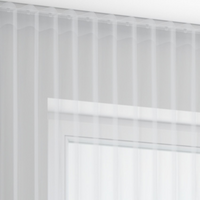 Jaloustore Vorhang Capri Weiss - Vorschau 1