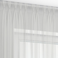 Jaloustore Vorhang Capri Altweiss - Vorschau 1