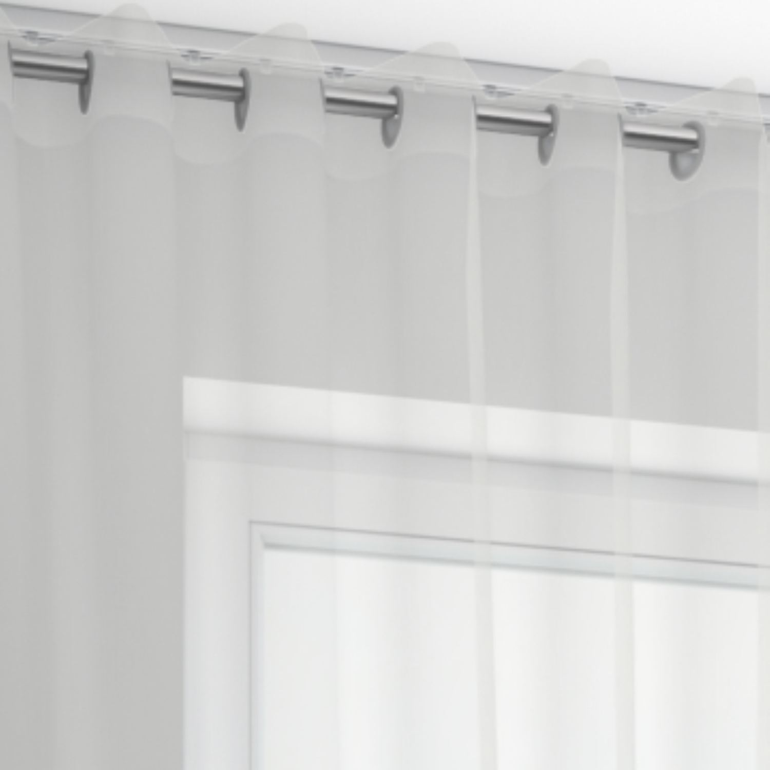 Jaloustore Vorhang Capri Altweiss - Bild 5