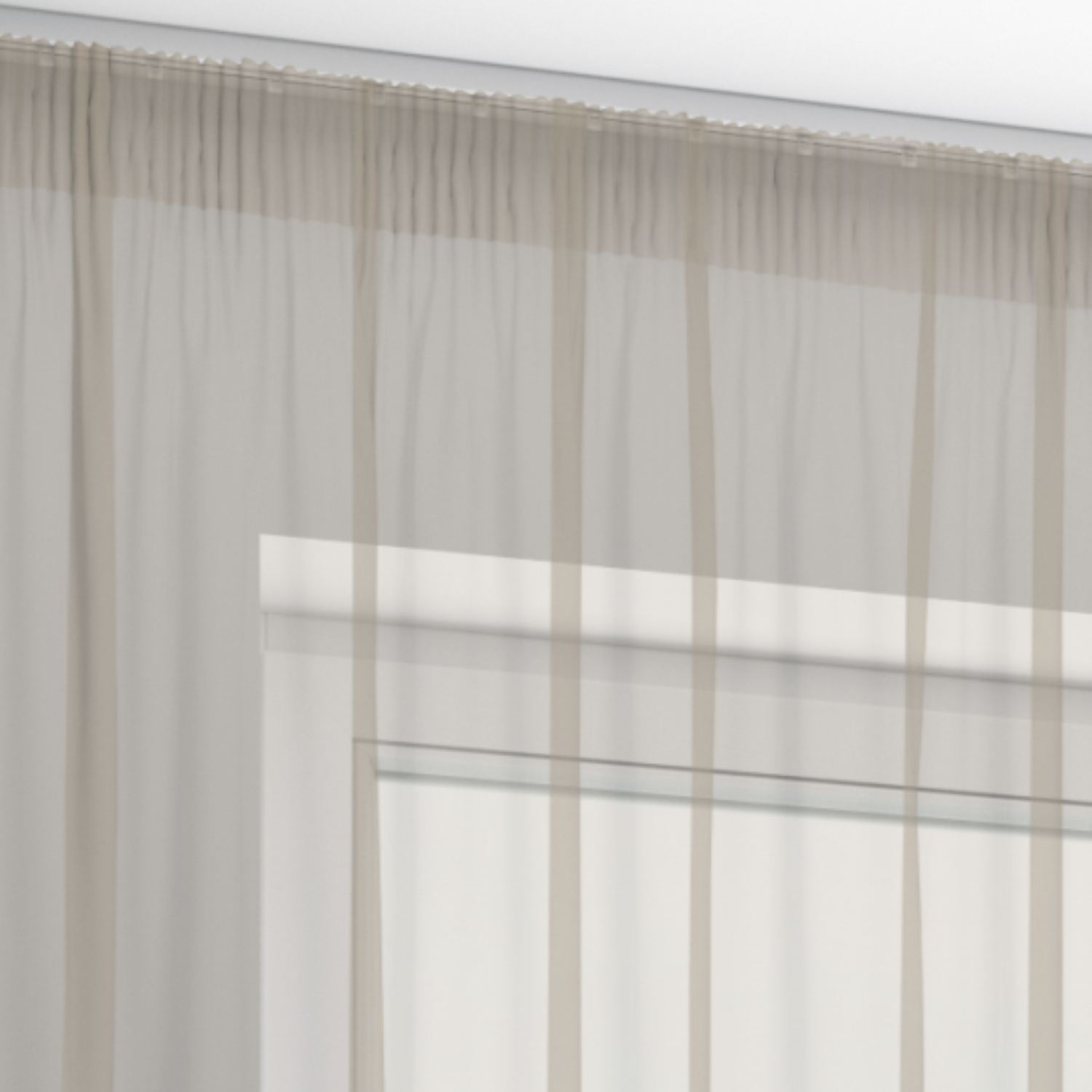 Jaloustore Vorhang Capri Taupe - Bild 4