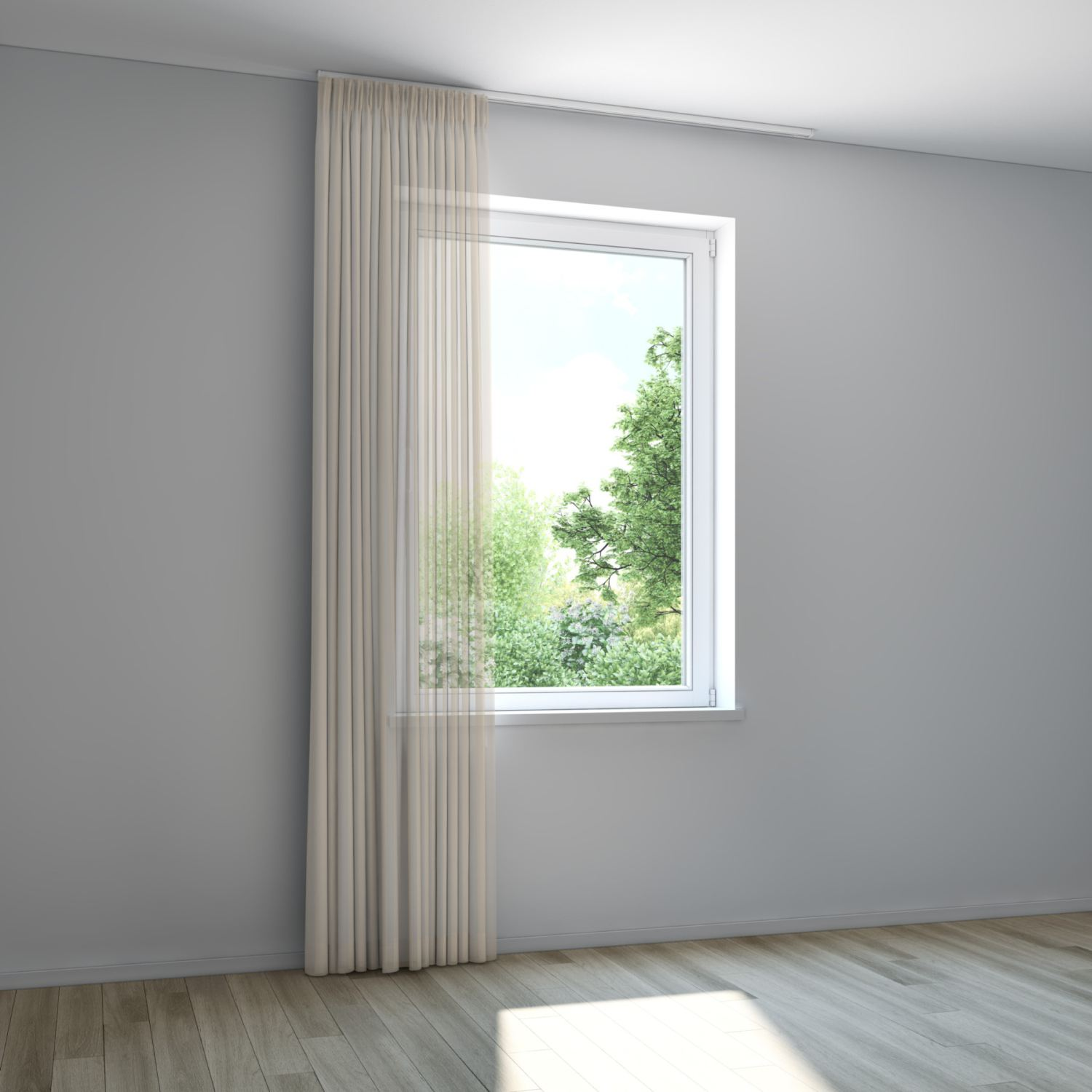 Jaloustore Vorhang Capri Taupe - Bild 10