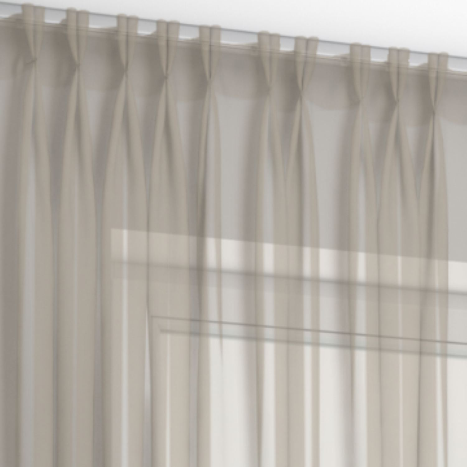 Jaloustore Vorhang Capri Taupe - Bild 1