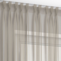 Jaloustore Vorhang Capri Taupe - Vorschau 1