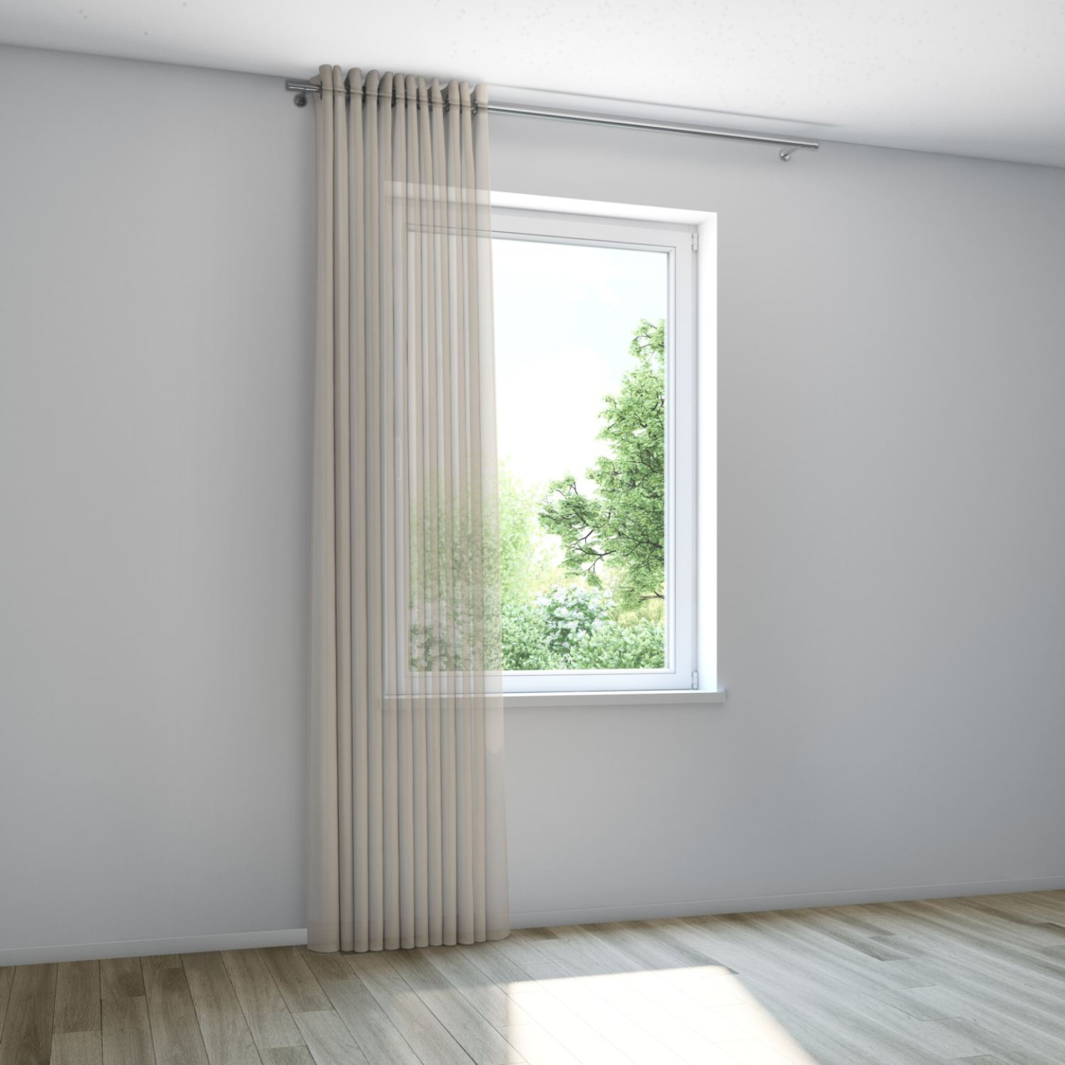 Jaloustore Vorhang Capri Taupe - Bild 8