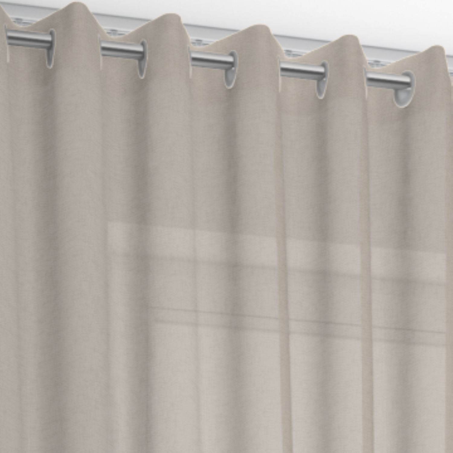 Jaloustore Vorhang Ibiza Altweiss - Bild 5