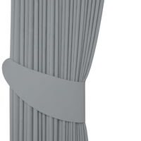 Jaloustore Vorhang Mykonos Hellgrau - Vorschau 7