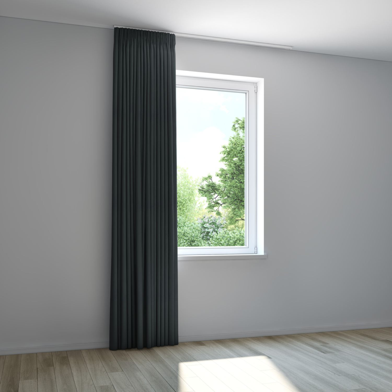 Jaloustore Vorhang Mykonos Schwarz - Bild 10