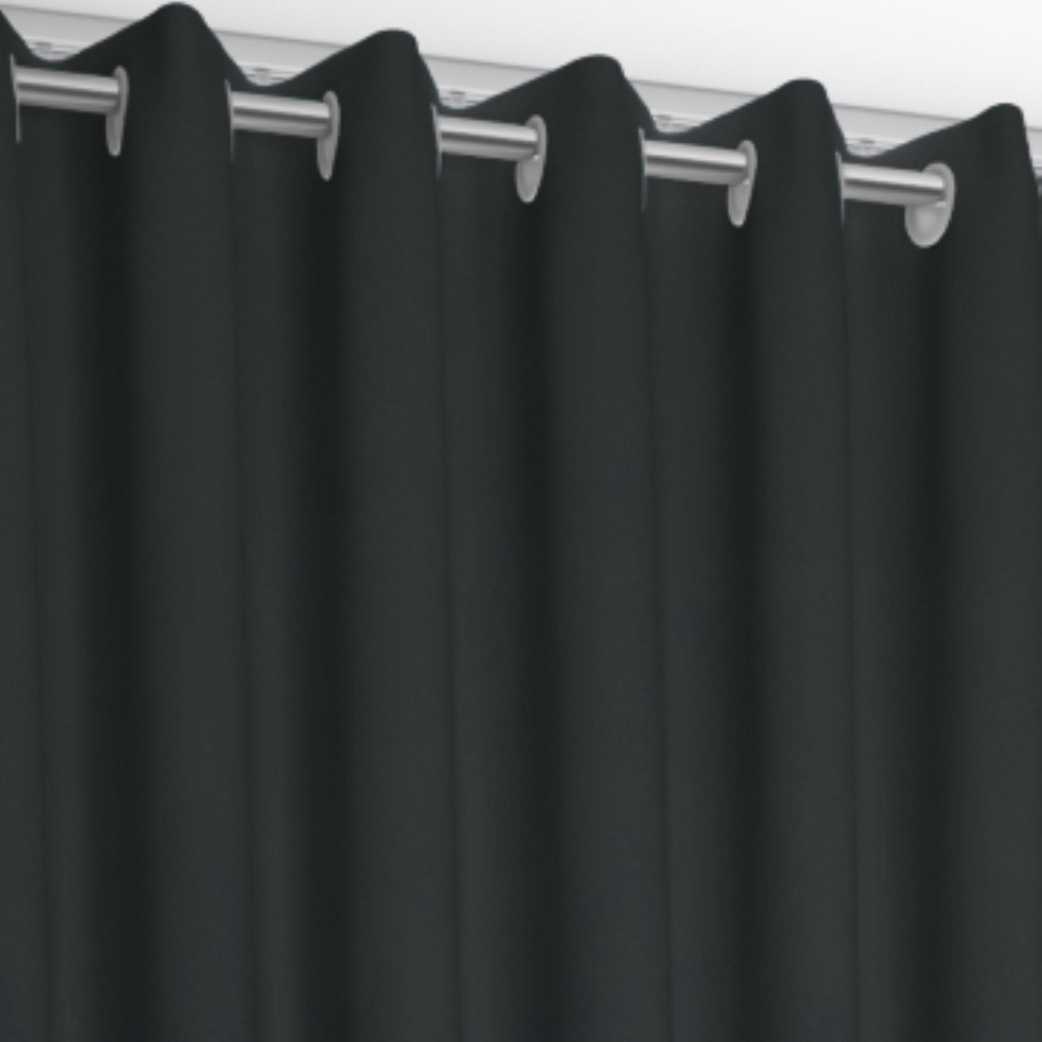 Jaloustore Vorhang Mykonos Schwarz - Bild 5