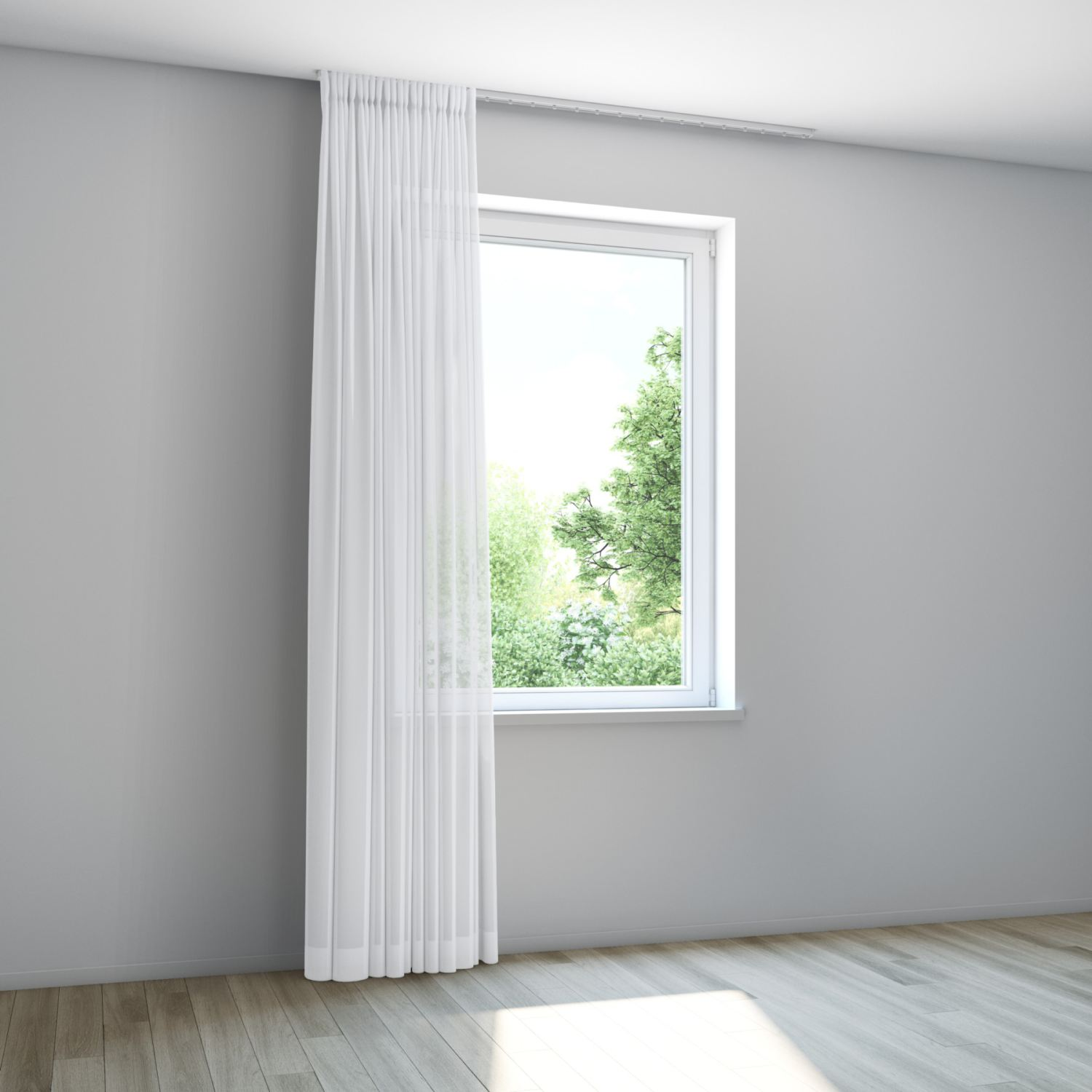 Jaloustore Vorhang Tahiti Weiss - Bild 13