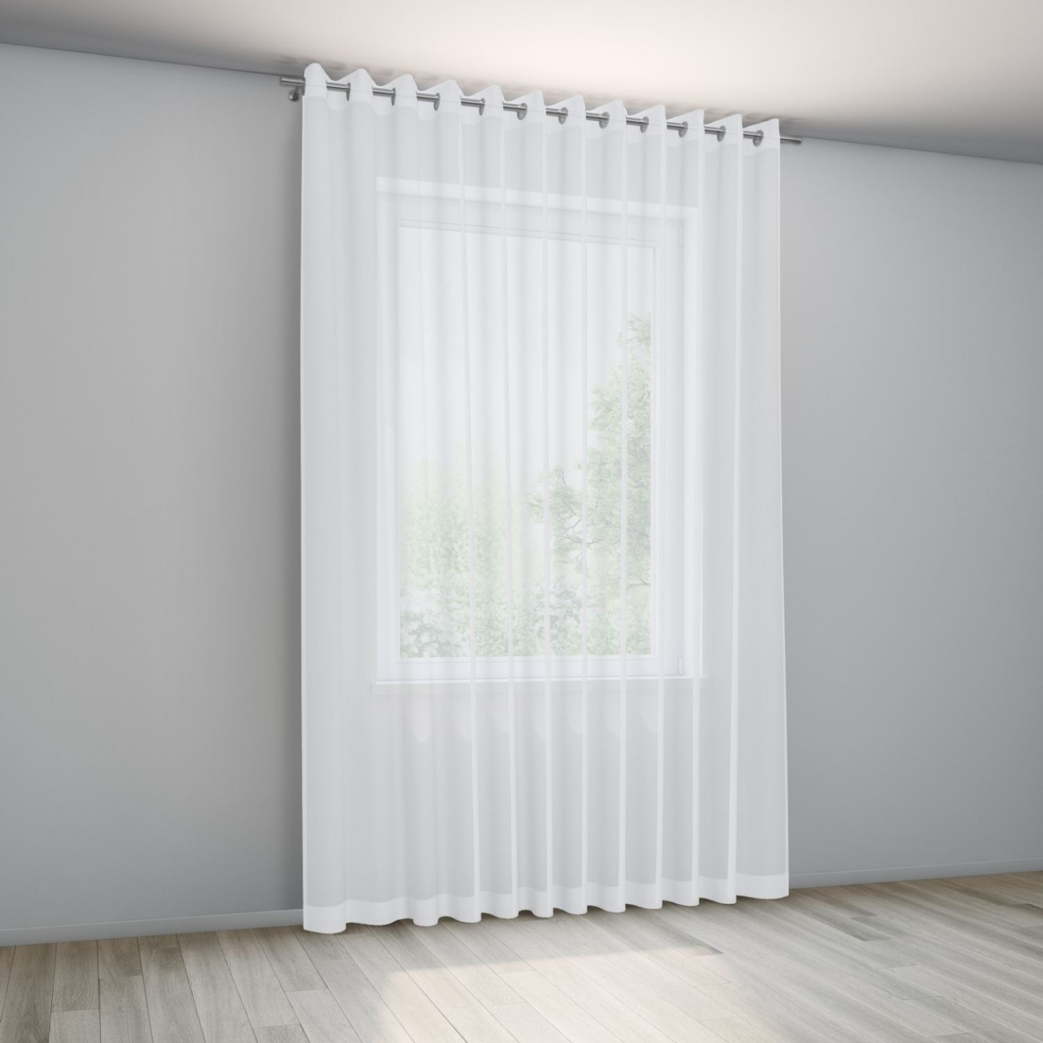 Jaloustore Vorhang Tahiti Weiss - Bild 18