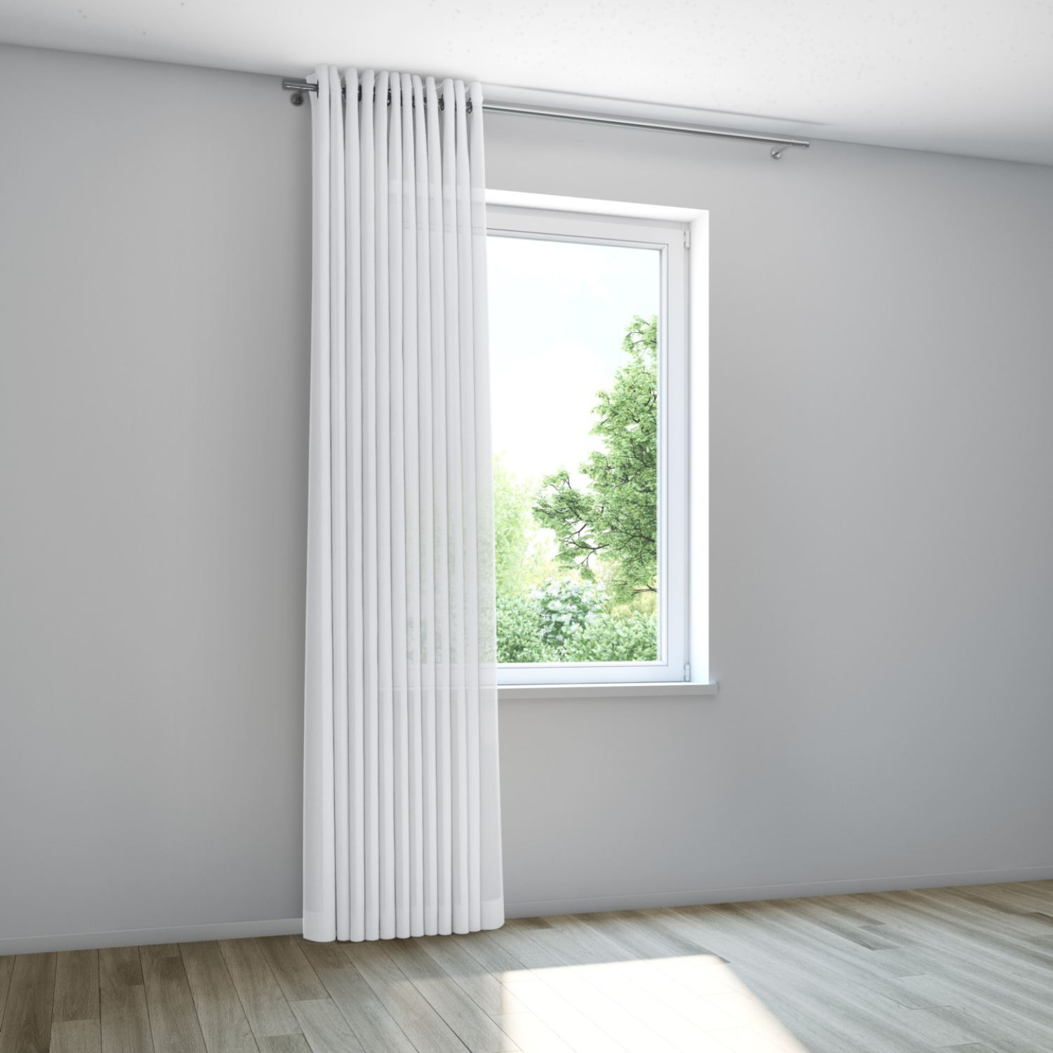 Jaloustore Vorhang Tahiti Weiss - Bild 9