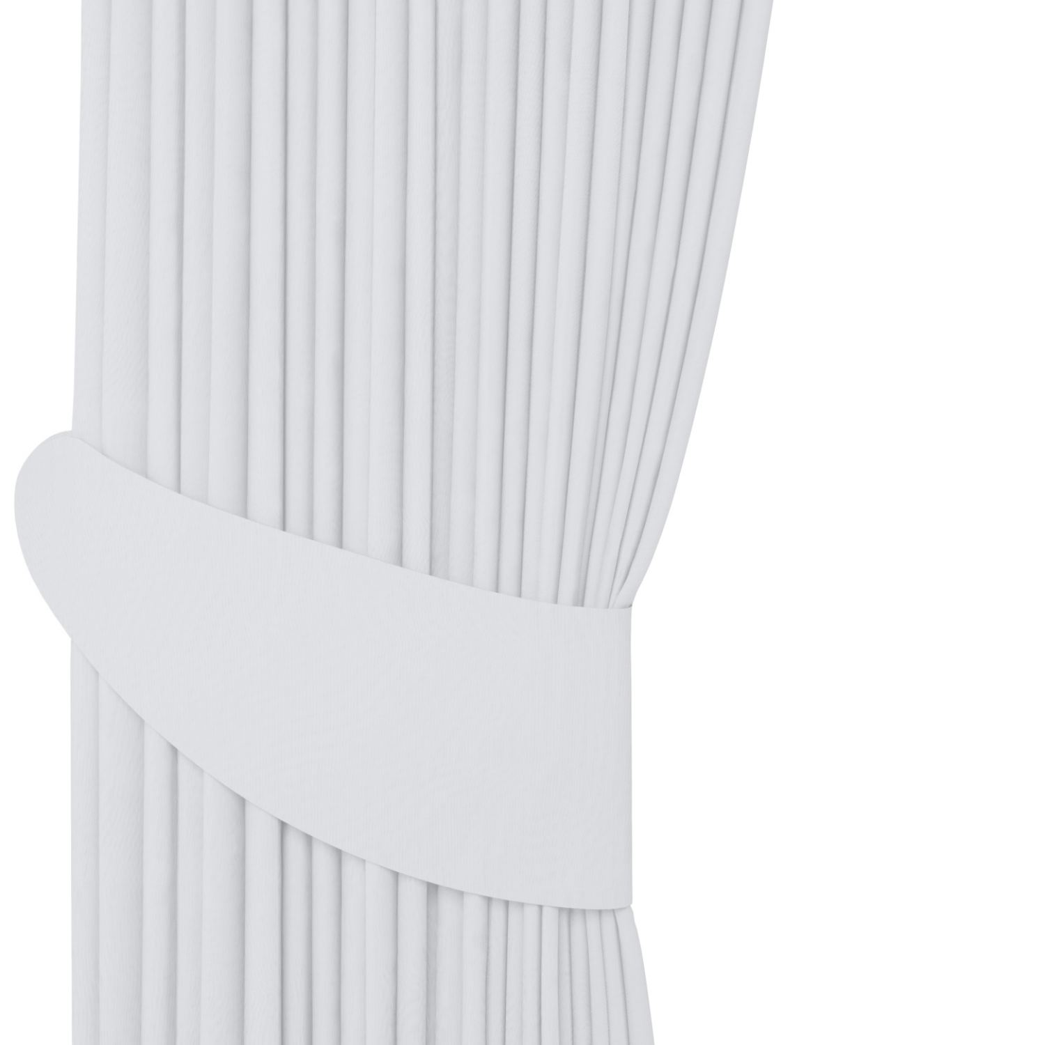 Jaloustore Vorhang Tahiti Weiss - Bild 1