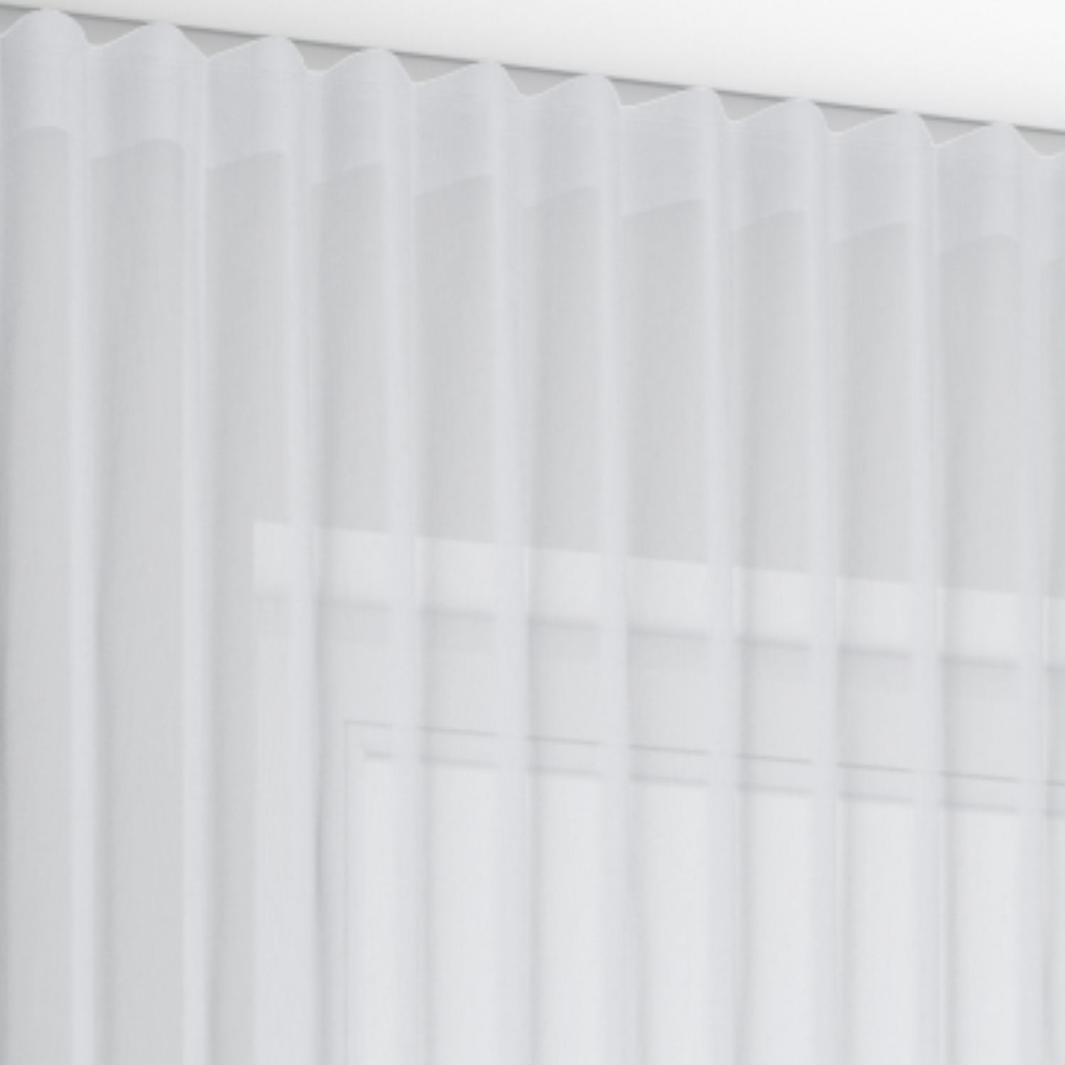 Jaloustore Vorhang Tahiti Weiss - Bild 4