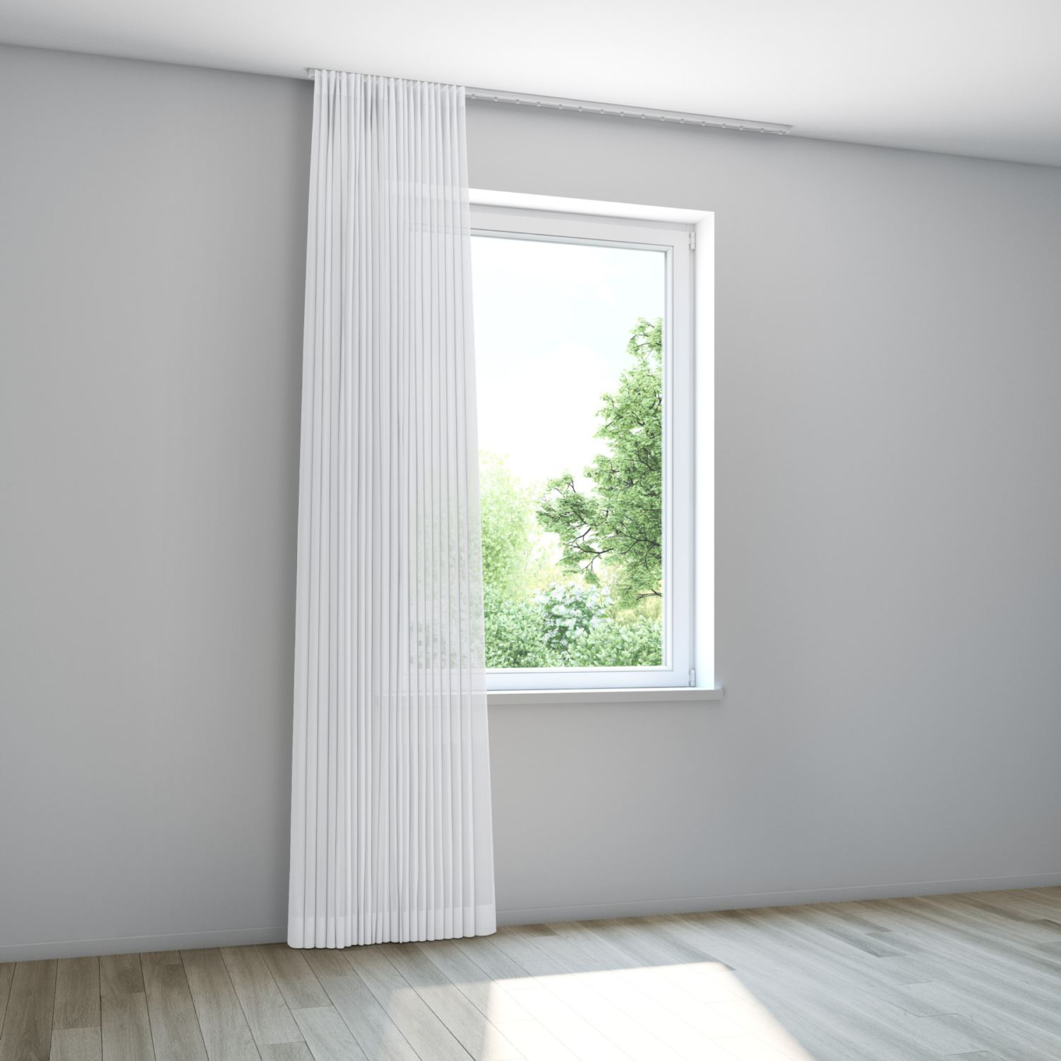 Jaloustore Vorhang Tahiti Weiss - Bild 12